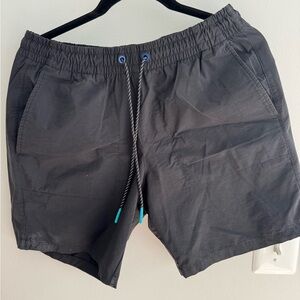 Bonobos Charcoal Elastic Waist Shorts